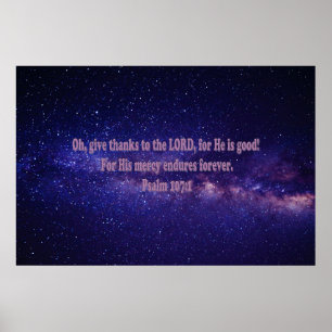 Poster Psaume 107:1