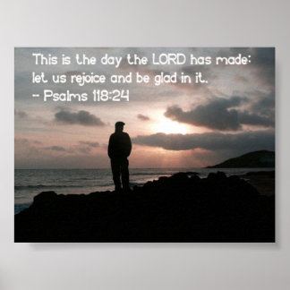 Poster Psaume 118:24