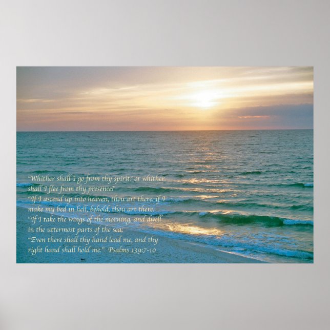 Poster Psaume 139 (Devant)