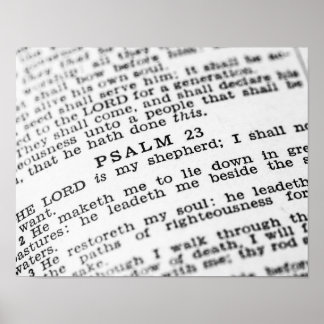 Poster Psaume 23