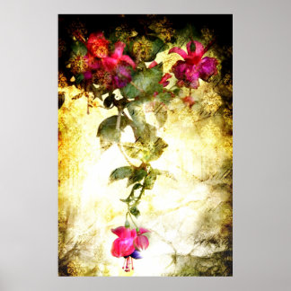 Poster Psaume 23 (Poster d'Art Floral)