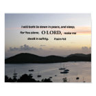 Psaume 4:8 Je me coucherai en paix....