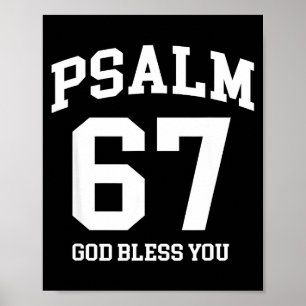 Poster Psaume 67 chrétien 6 7 Six Sept Jésus drôle Meme