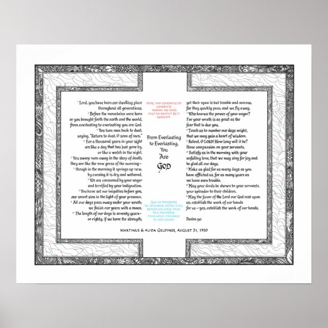 Poster Psaume 90 (Devant)