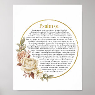 Poster Psaume 91 NKJV