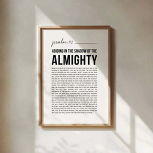 Poster Psaume 91 NKJV