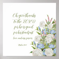 Psaume Floral 107:1
