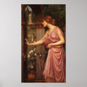 Poster Psyche Pre-Raphaelite par John W. Waterhouse