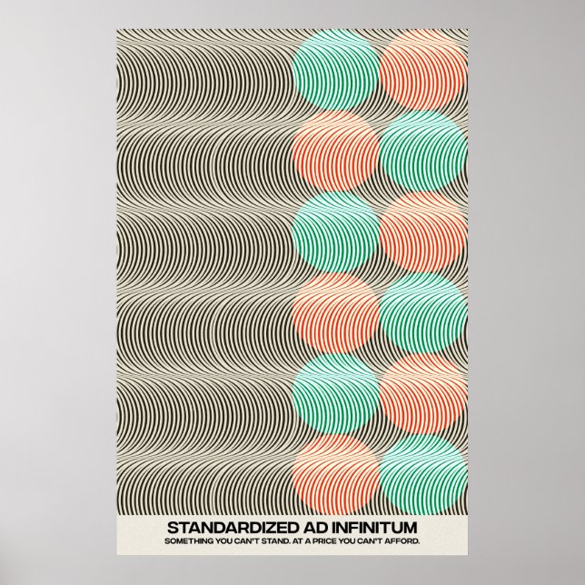 Poster Psychedelia Standard Ad Infinitum (Devant)
