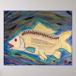 Poster Psychedelic Karp