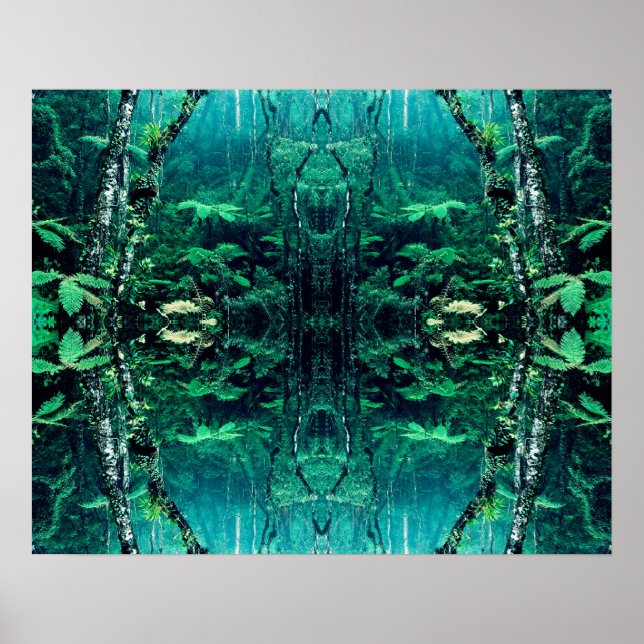 Poster Psychedelic Rainforest (Devant)