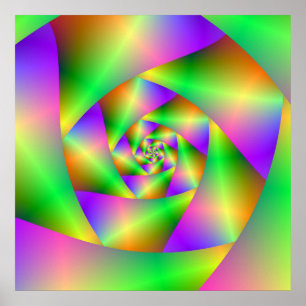 Poster  Psychedelic Spiral