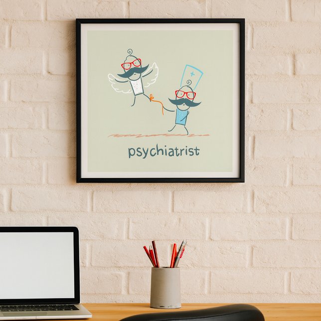 Poster Psychiatre (Créateur téléchargé)