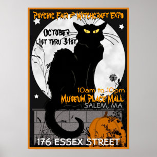 Poster 'Psychic Fair & Witchcraft'