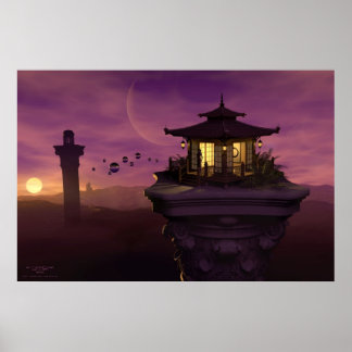Poster Psychic Watchtowers par J. Matthew Root