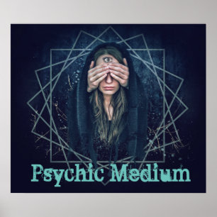 Poster Psychique Moyen Canvas Premium (Gloss)