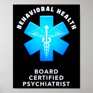 Poster Psychologue certifié par le conseil de santé menta
