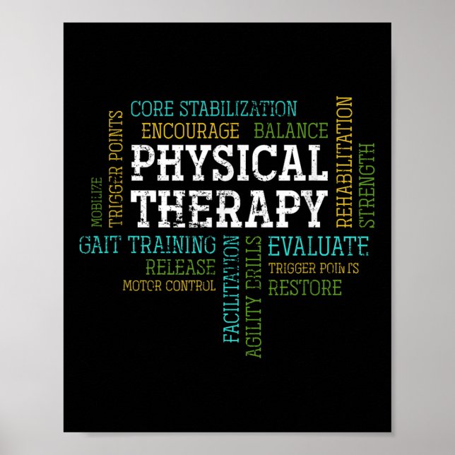 Poster Pta Physical Motivational Therapy Gift Physical Th (Devant)