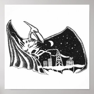 Poster Pterodactyléda