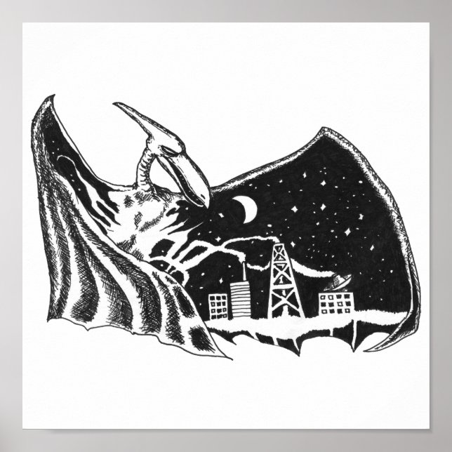 Poster Pterodactyléda (Devant)