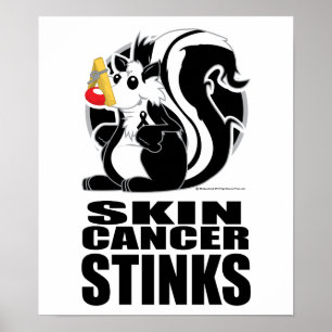 Poster Puanteurs de cancer de la peau