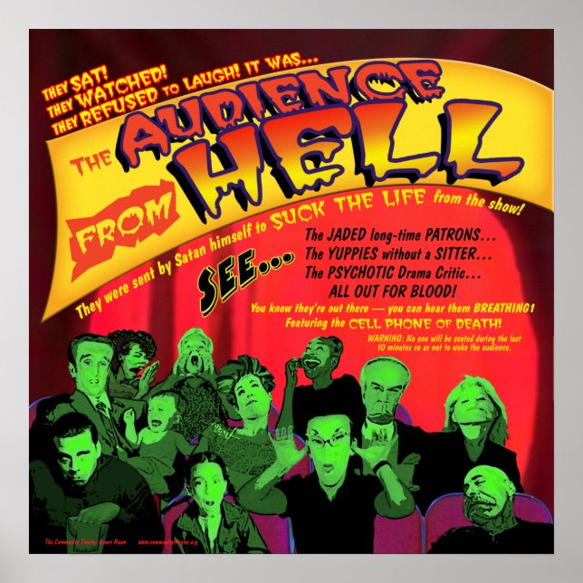 Poster Public De L'Affiche Hell Theater (Devant)