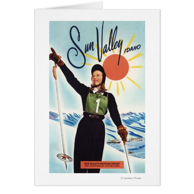 Poster publicitaire de Gretchen Fraser (Devant)