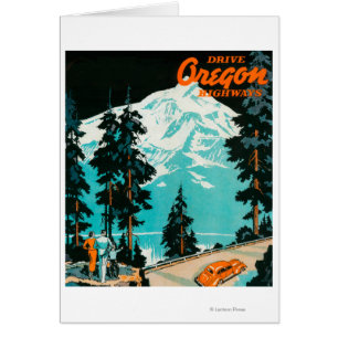 Poster publicitaire Oregon Highways