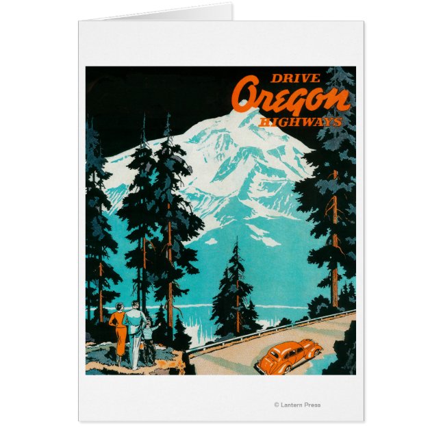 Poster publicitaire Oregon Highways (Devant)