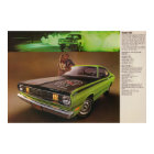 Poster publicitaire Plymouth Duster 340 1971