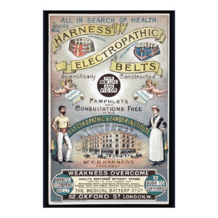 Poster publicitaire victorienne vintage