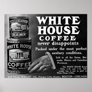 Poster Publicité au café