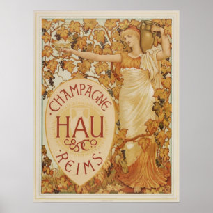 Poster Publicité Champagne