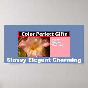 Poster Publicité Classy Élégant Charme