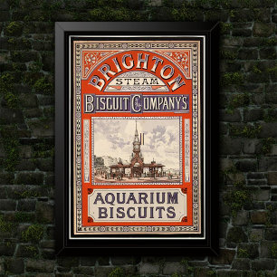 Poster Publicité commerciale pour produit alimentaire déc