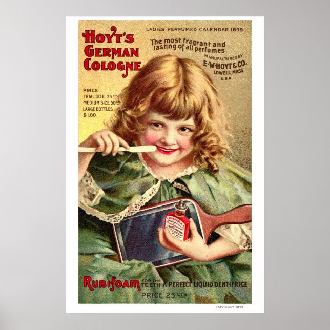Poster Publicité de dentifrice de l'époque victorienne vi (Devant)
