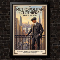 Publicité de mode vintage des années 1920