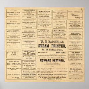 Poster Publicité pour l'huile