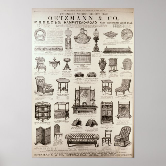 Poster Publicité pour Oetzmann & Co. (Devant)