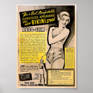 Poster Publicité vintage