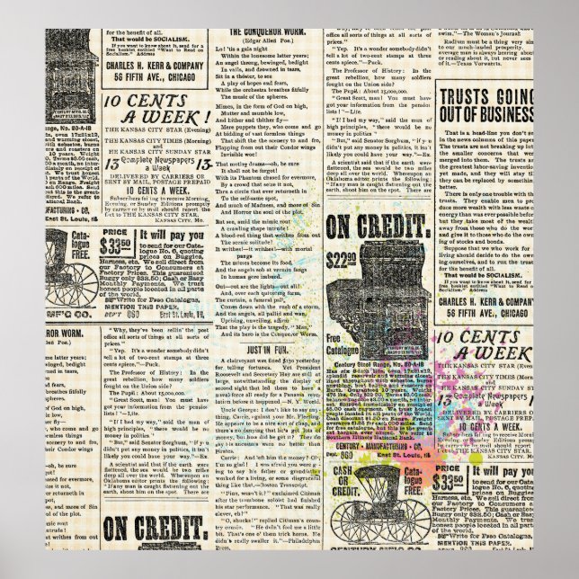 Poster publicité vintage (Devant)