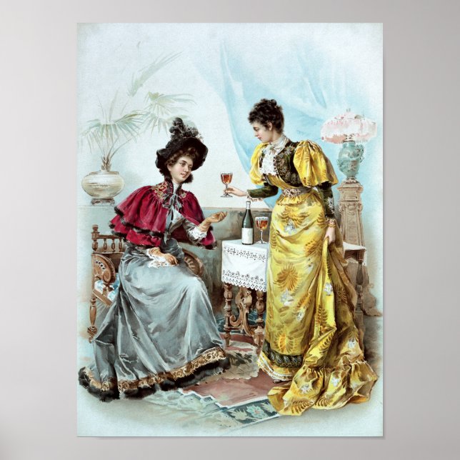 Poster Publicité vintage de boissons (Devant)