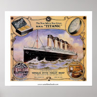 Publicité Vintage de savon RMS Titanic