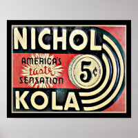 Publicité vintage Nichol Kola