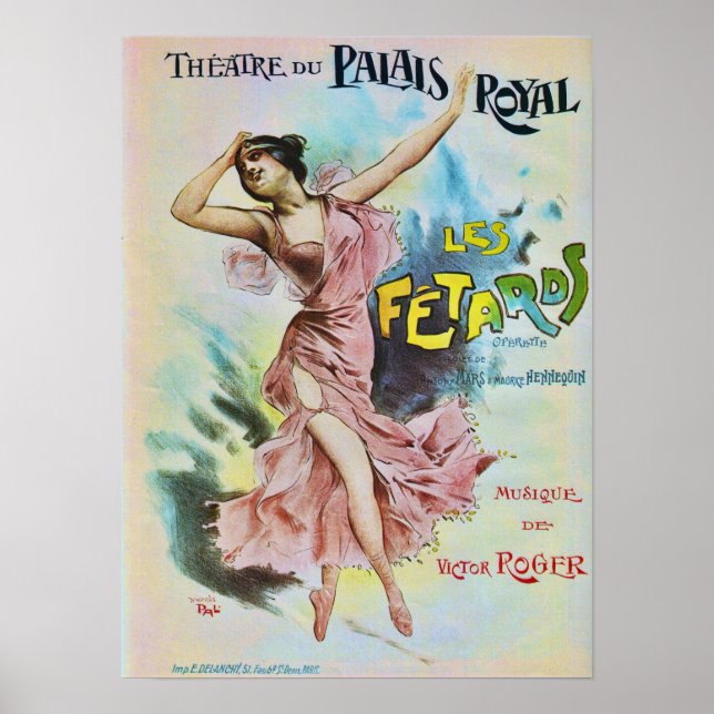 Poster Publicité Vintage Opéra (Devant)