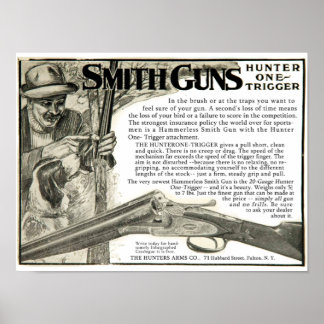 Poster Publicité vintage Smith Gun Company