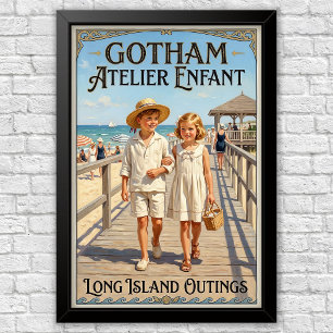 Poster Publicités de mode pour enfants des années 1920 