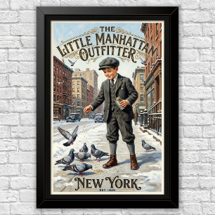 Poster Publicités de mode pour enfants des années 1920