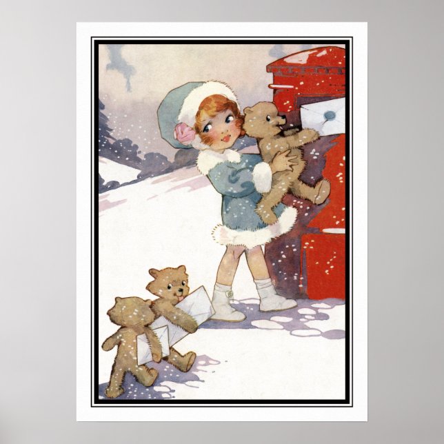 Poster Publier des lettres de Noël par Agnes Richardson (Devant)
