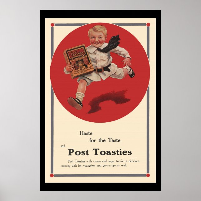 Poster Publier Toasties Annonce Vintage (Devant)